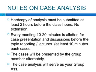 Case analysis format | PPT