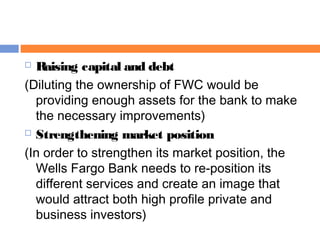 Case analysis of wells fargo corporation | PPT