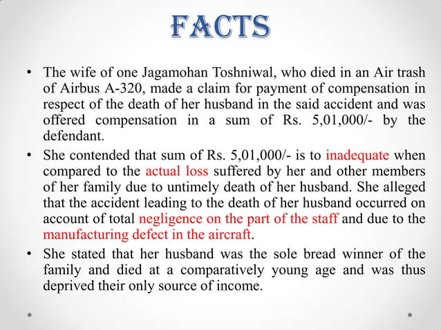 Case analysis on carriage by air | PPTX