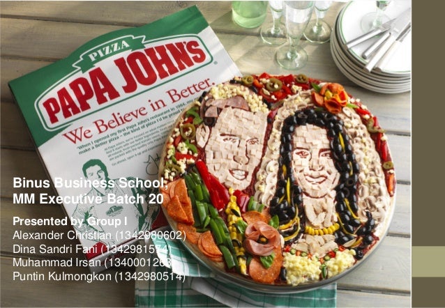 case analysis papa johns pizza group 1_final draft small papa john s pizza size