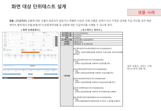 Si 화면테스트(단위) 가이드 | Ppt