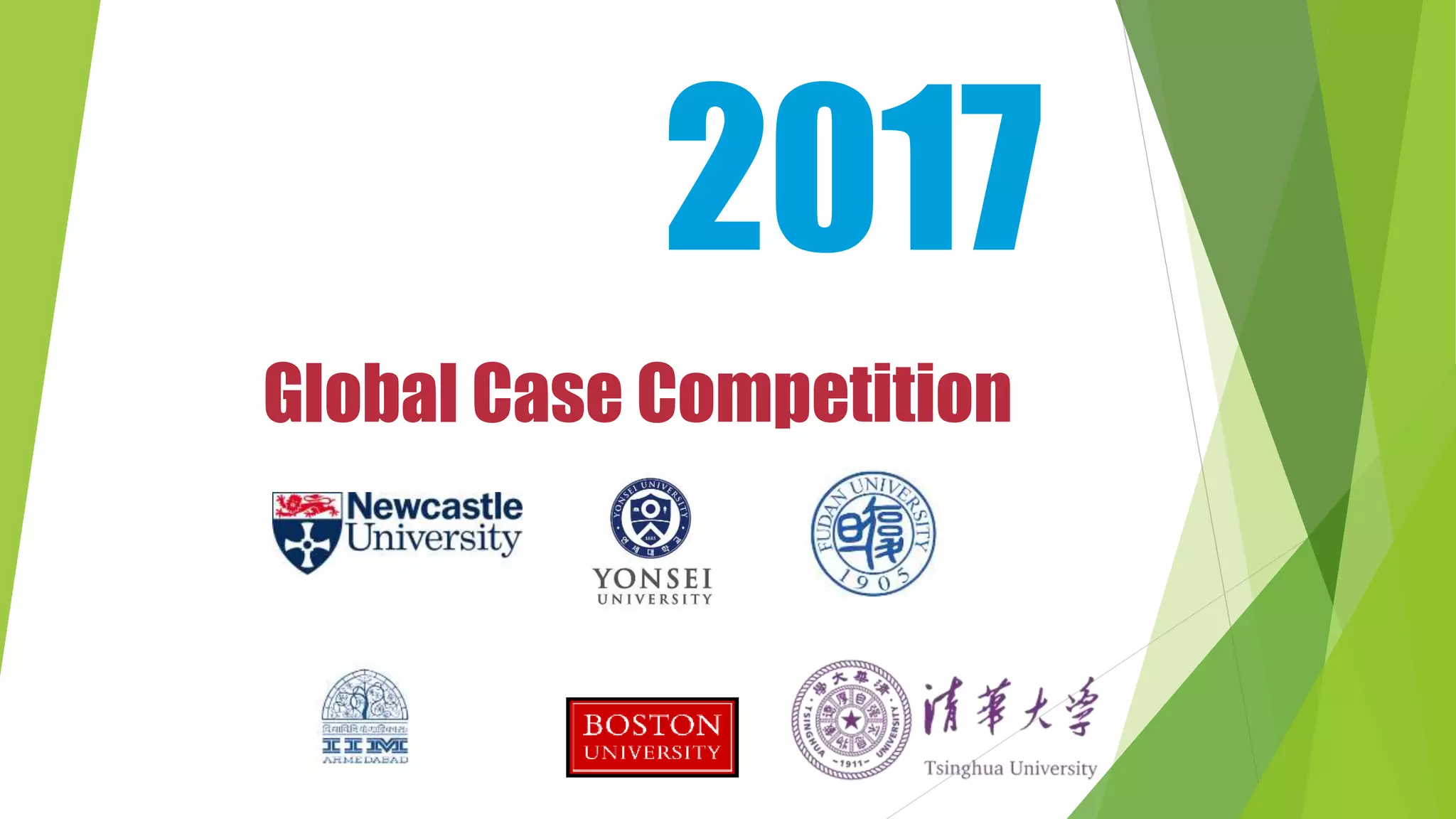 2017
Global Case Competition
 