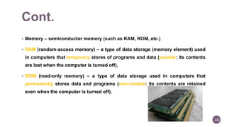 First Computer Memory Modules History of computer and their components sec 2.pdf