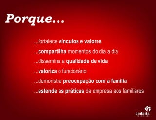 Alicerce de valores e caráter