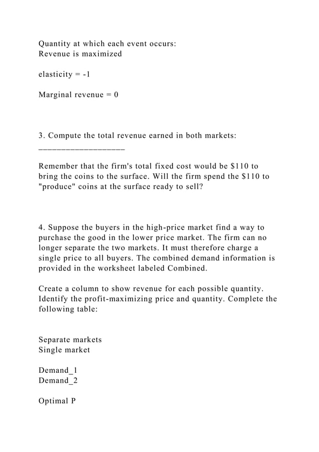 CasECO 520 Case Study Two Pricing Coins Guidelines and Rubric.docx