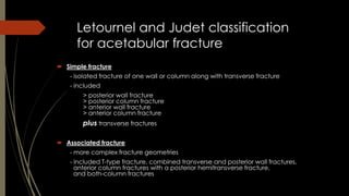 Jude Letournel Classification Hip dislocation | PDF