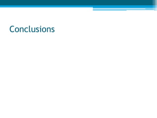 Conclusions
 