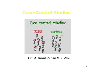 1
Case-Control Studies
Dr. M. Ismail Zubair MD. MSc
 