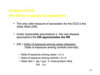 Measuring Ccs Epidemiological_Case_Control_Study_Design | PPT