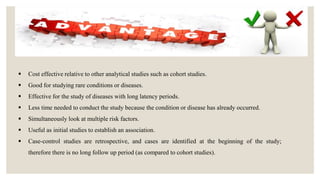 Study Case Cost Control Case Control Study Design | PPTX