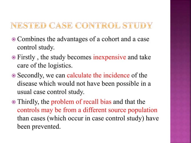 Case control & cohort study | PPTX