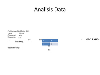 Case control epidiomologi | PPTX