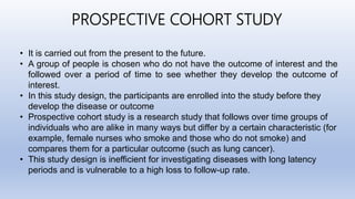 Case control studies and cohort studies | PPTX