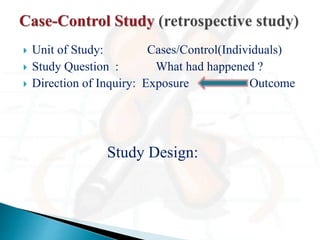 Case Control Study Question Example Case control study | PPTX