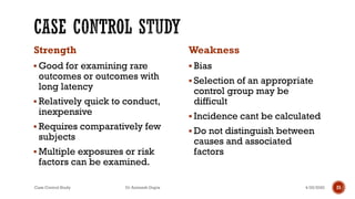 Case Control Study | PDF | Diseases and Conditions | Medical Health