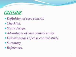 Case Control Study | PPTX
