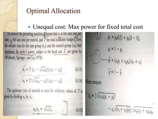 Optimal Allocation


Unequal cost: Max power for fixed total cost

 