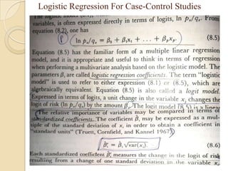 Logistic Regression For Case-Control Studies

 