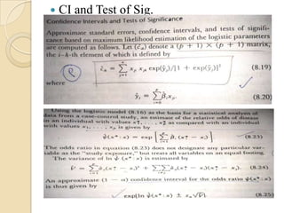

CI and Test of Sig.

 