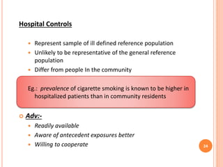 Case Control Study (ANALYTICAL EPIDEMIOLOGY) | PPTX