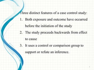 Backwards Directed Study Types Case Control Study PPT.pptx-FOR MBBS STUDENT | PPTX
