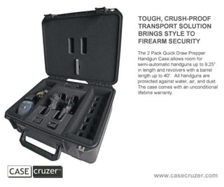 Prepper Handgun Prepper Handgun Case 2 Pack | PDF
