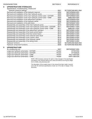Case cx80 tier 3 crawler excavator service repair manual | PDF