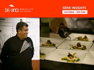 PROBLEM-SOLVINGSÉRIE UP (TO DATE)PALESTRAS	PENSAMENTO INTEGRATIVO – Roger MartinDESIGN THINKING – Tim Brown, David Kelley	INOVAÇÃO  - Gary Hamel, Charles Bezerra	COMPLEXIDADE X SIMPLICIDADE –  FrtijofKapra, John MaedaTENDÊNCIAS – Chris Anderson – WiredVISUALIZAÇÃO DA INFORMAÇÃO  E TOMADA DE DECISÃO - Fernanda Viégas