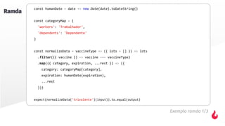 Ramda
Exemplo ramda 1/3
 