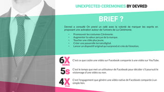 • Promouvoir les costumes Cérémonie.
• Augmenter la valeur perçue de la marque.
• Toucher une cible plus jeune.
• Créer un...