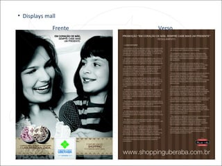 Displays mall Frente Verso 