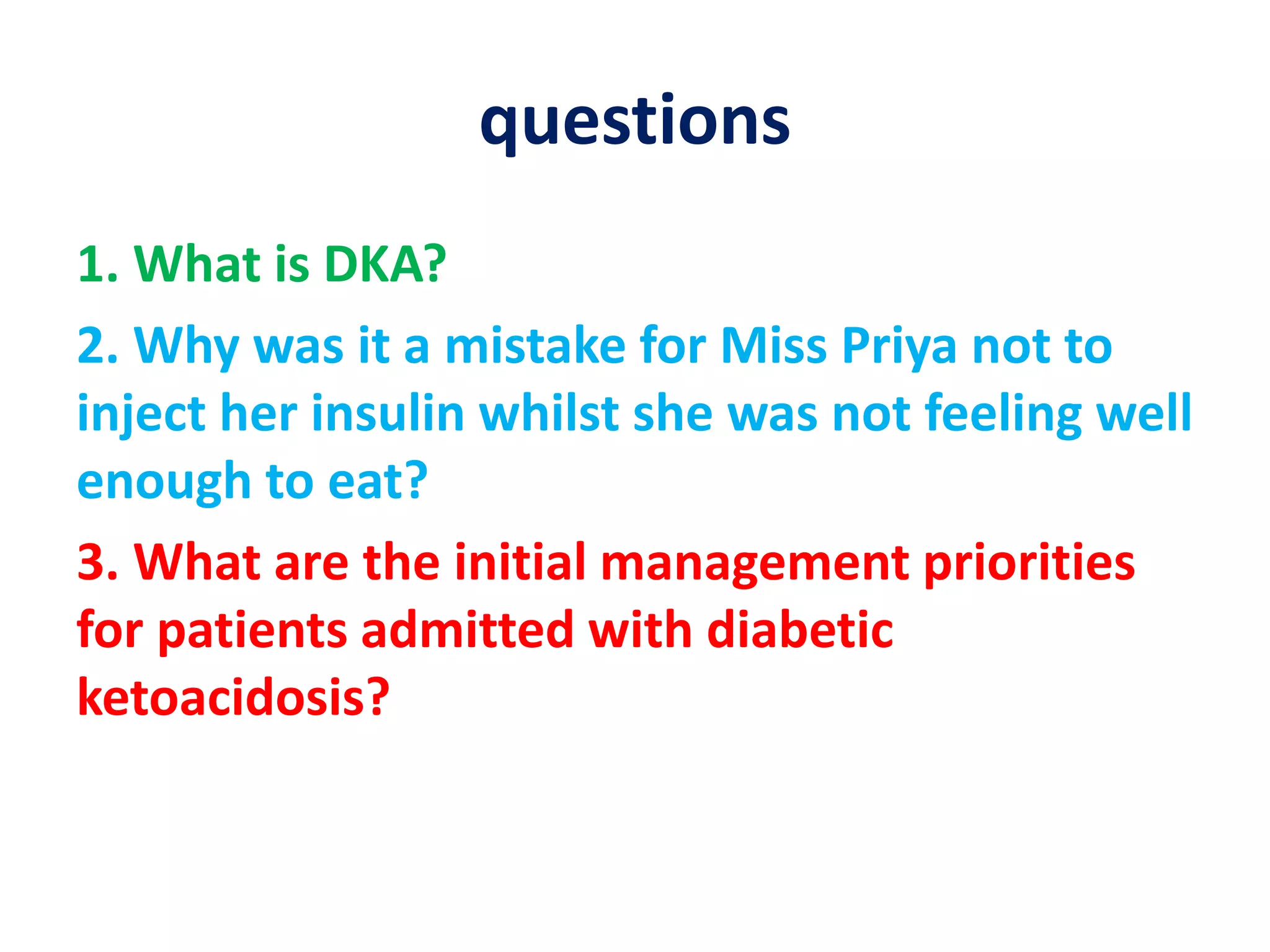 Case discussion 3 HHS, DKA | PPTX