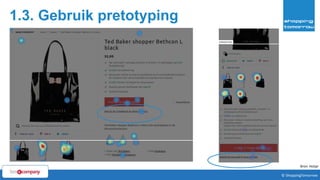 1.3. Gebruik pretotyping
27© ShoppingTomorrow © ShoppingTomorrow
Bron: Hotjar
 