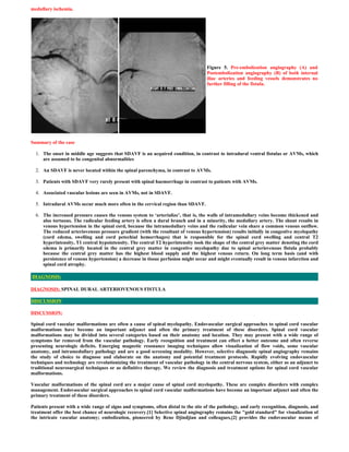 Case record...Spinal dural arteriovenous fistula | PDF