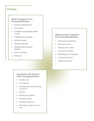Clinical Psychology Case Formulation and Treatment Planning: A Primer | PDF