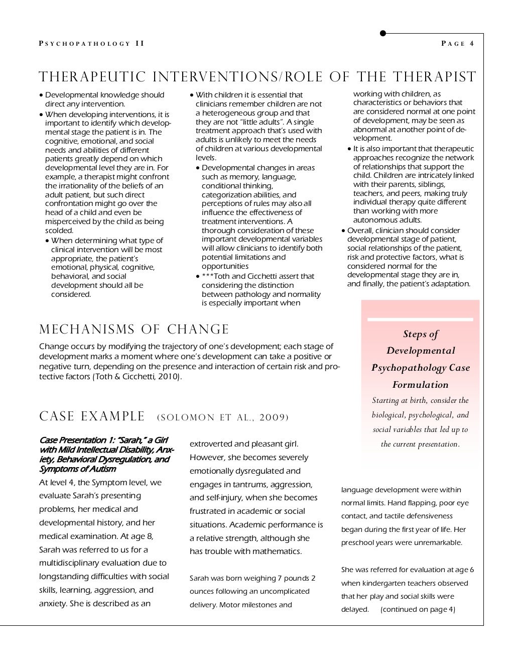 Clinical Psychology Case Formulation and Treatment Planning A Primer