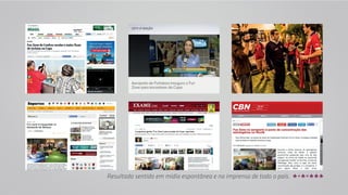 Com várias hashtags criadas pelos visitantes, as Funzones dominaram as redes sociais.
 