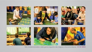 Totó, futebol de botão e vídeo game enquanto não chegava a hora de embarcar. 
 