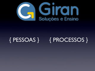 { PESSOAS } { PROCESSOS }
 