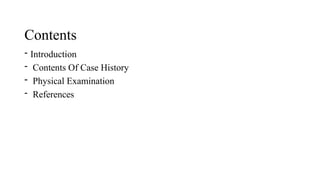 Case history and clinical examination [Autosaved].pptx