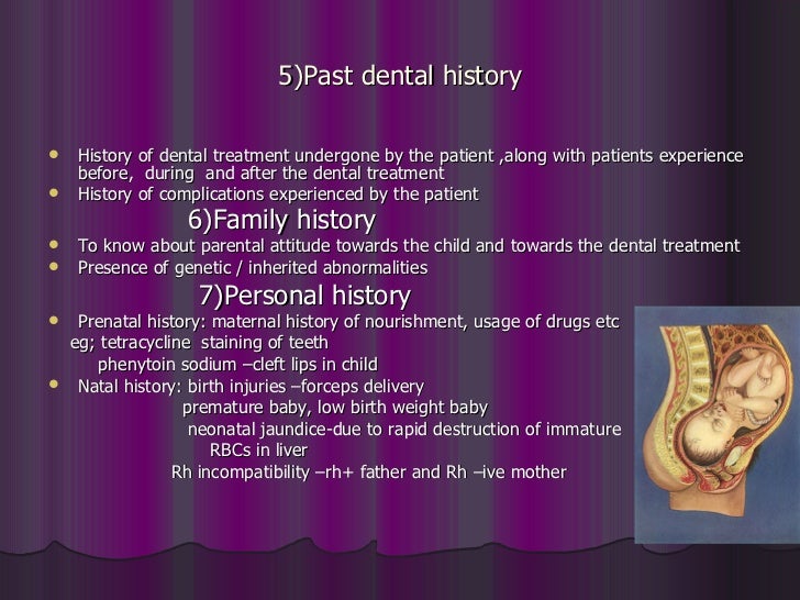 dental history taking