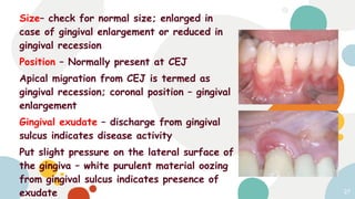 Periodontal Case History | PPTX