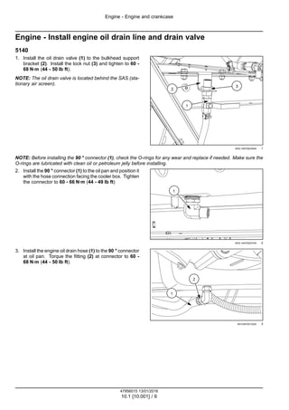 Case ih axial flow 5140 stage iv combine service repair manual (pin  yfg014001 and above)