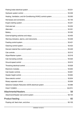 Case ih axial flow 7130 combine service repair manual [ycg007403 - ] PDF