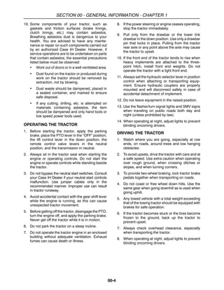 Case ih dx55 tractor service repair manual | PDF