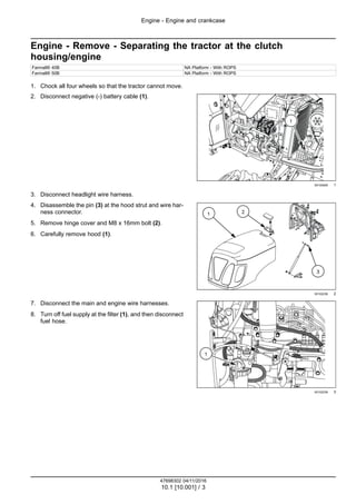 Case ih farmall 40 b tier 3 compact tractor service repair manual | PDF
