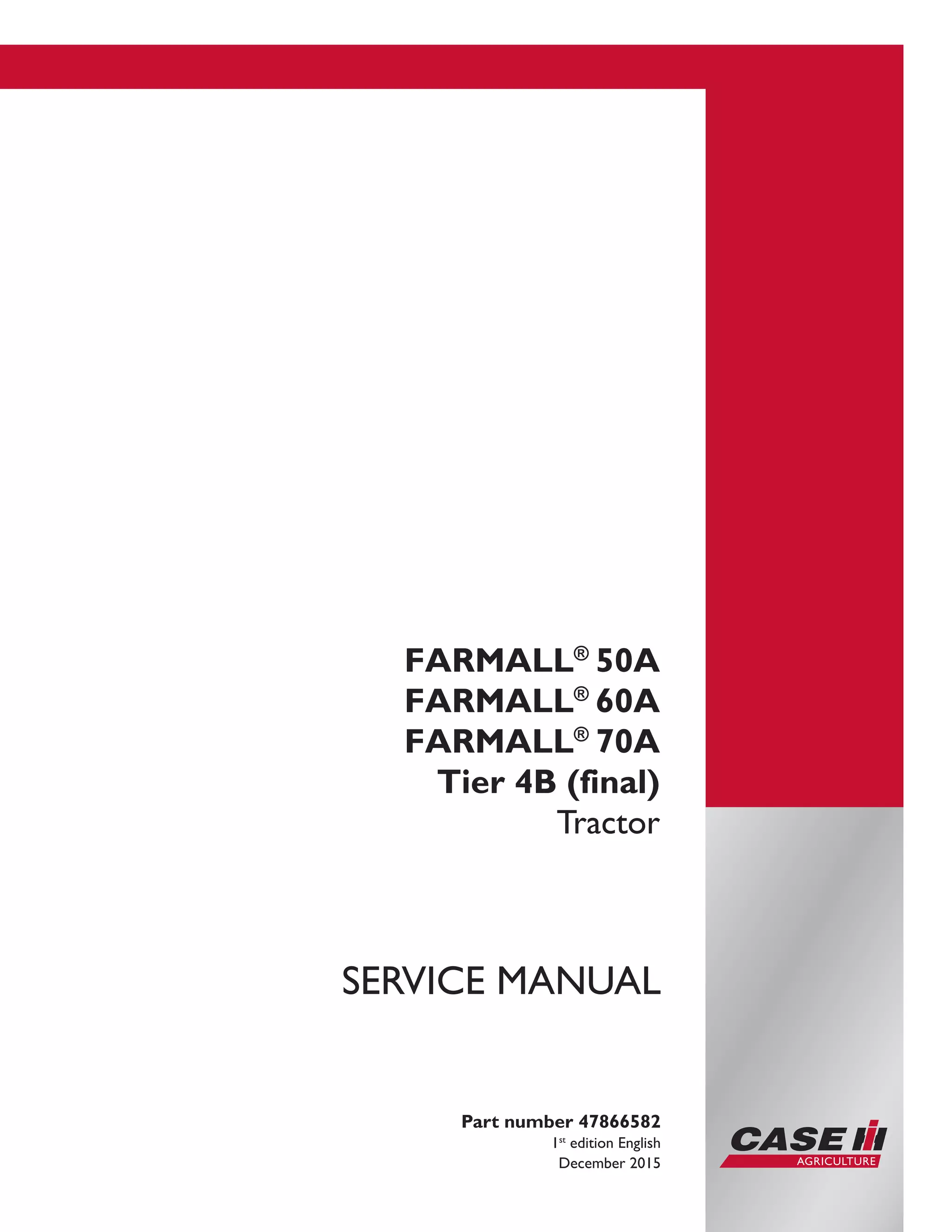 International Harvester Farmall 60 Leveling Grader Blade Operators Manual – A 100