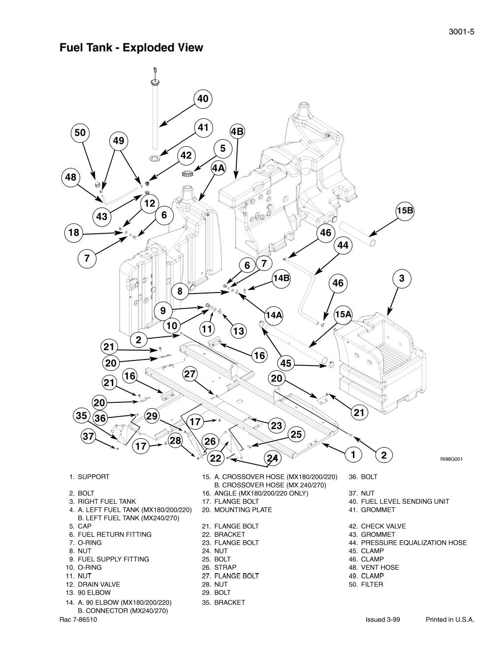 Case ih mx240 tractor service repair manual