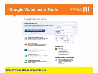 Google Webmaster Tools




http://www.google.com/webmasters
 