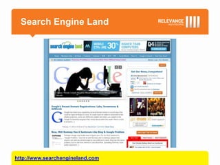 Search Engine Land




http://www.searchengineland.com
 